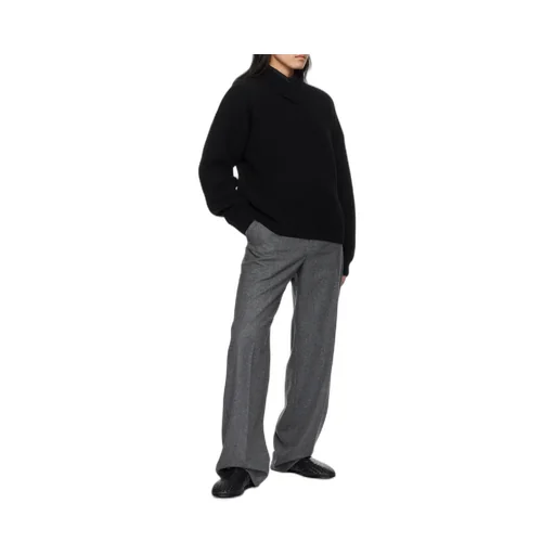 Mock-Neck Knit Sweater