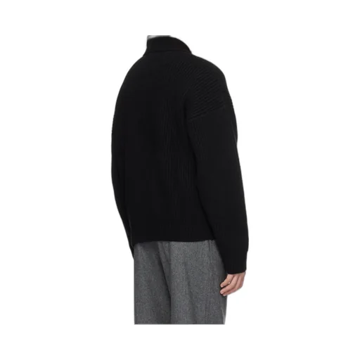 Mock-Neck Knit Sweater