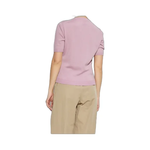 Short-Sleeved Knitted Jumper