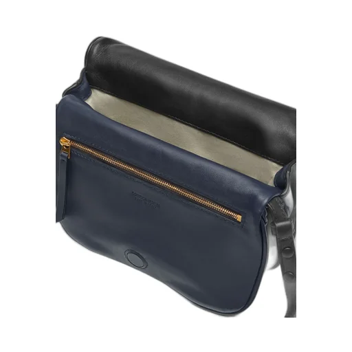 Intrecciato Foldover Top Shoulder Bag