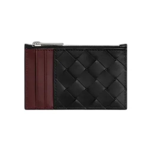 Intrecciato Zipped Card Case