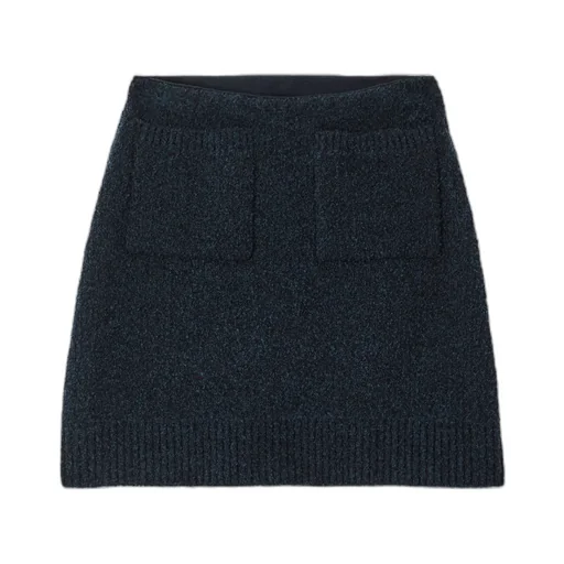 Ribbed Edge Mini Skirt
