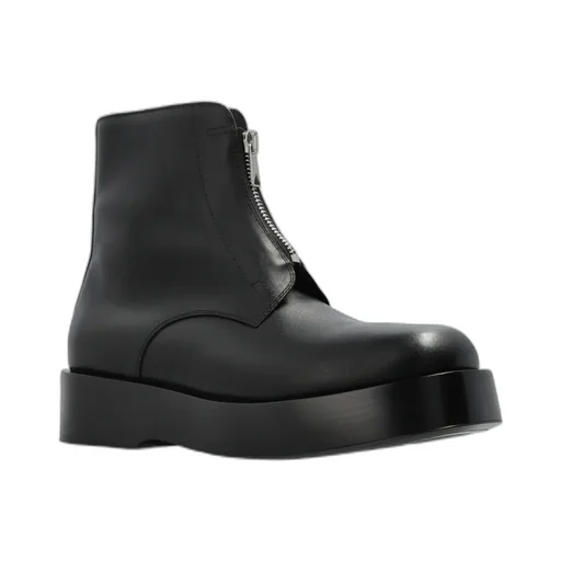 Torino Zipped Chunky Ankle Boots