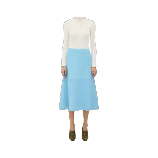 Leather Midi Skirt