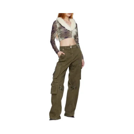 Straight Leg Cargo Trousers