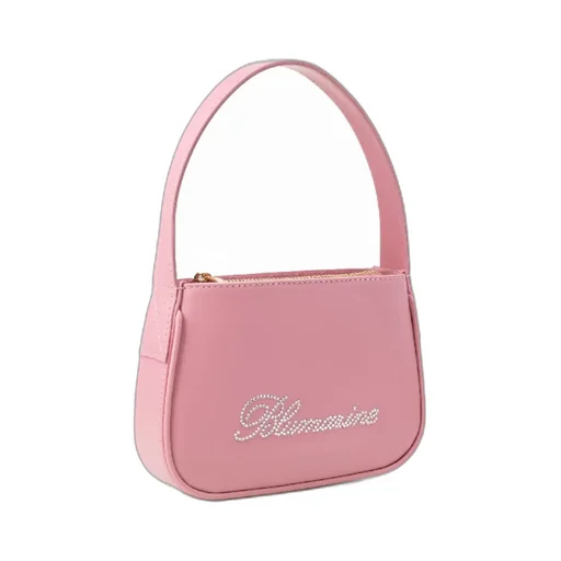 Logo Embellished Top Handle Bag
