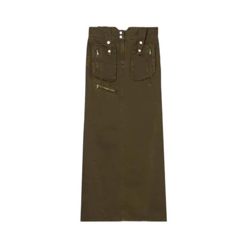 Back Slit Skirt