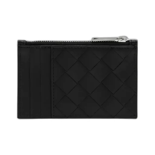 Intrecciato Zipped Card Case