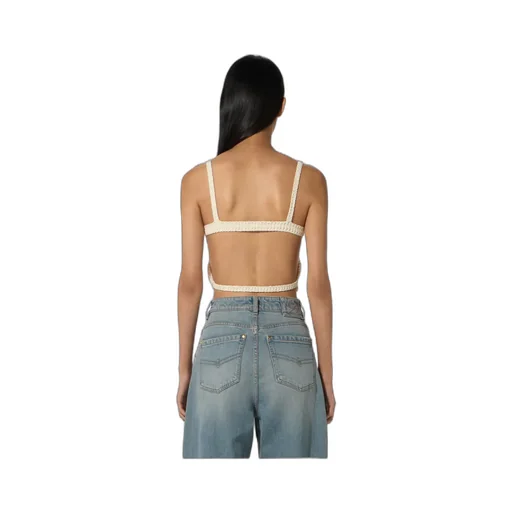 Butterfly Cut-Out Detailed Cropped Top