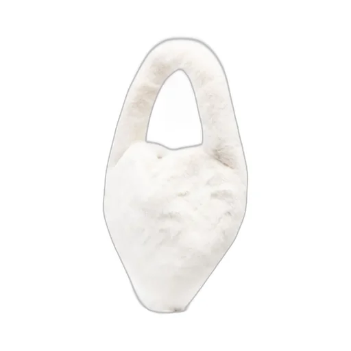 Logo Plaque Heart-Shape Shoulder Bag