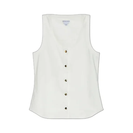 Single Breasted Sleeveless Top