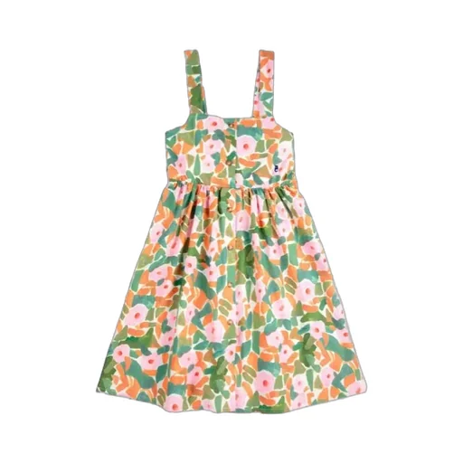 Flower Suspender Dress