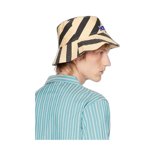 Domino Stripe Bucket Hat