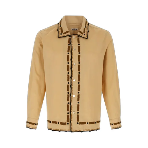 Beaded Ryegrass Embroidered Shirt