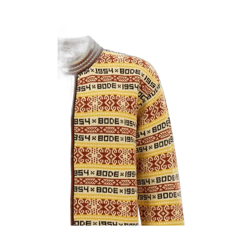 Marzipan Jacquard Cardigan