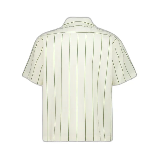 Celery Striped Short-Sleeve Shirt