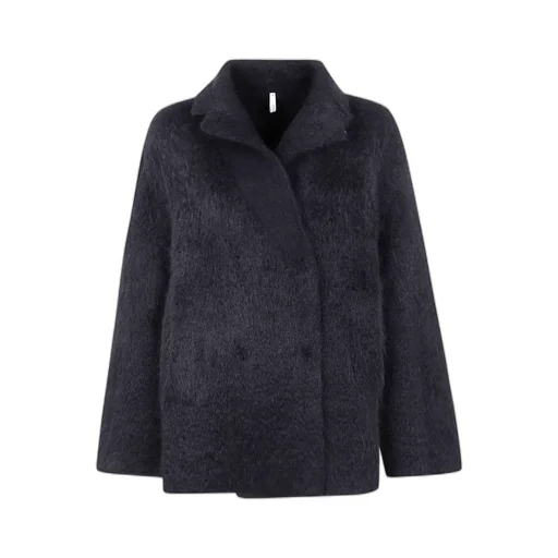 Double-Breasted Fur Jacket