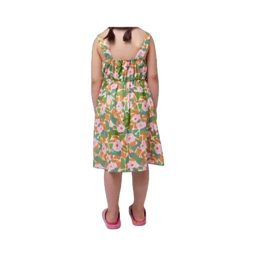 Flower Suspender Dress