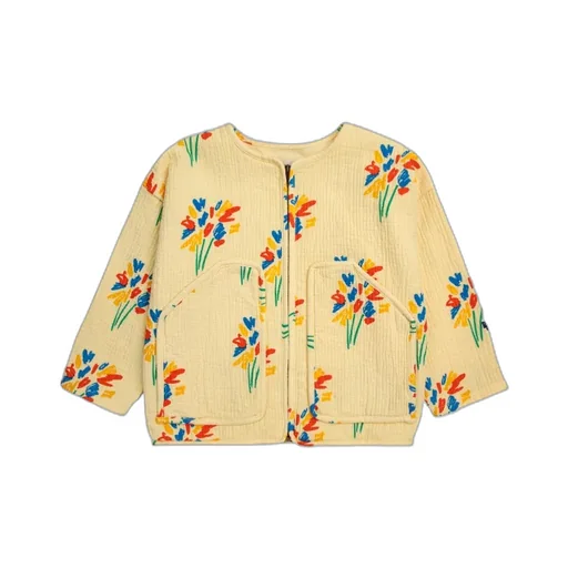 Floral-Print Cotton Jacket