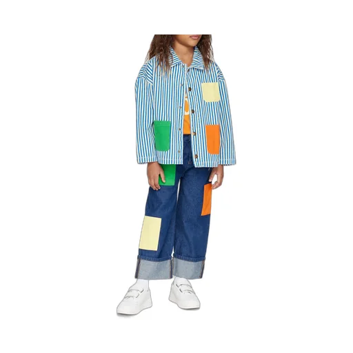 Striped Denim Jacket