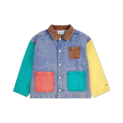 Long-Sleeved Denim Shirt