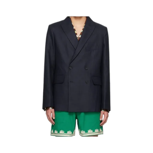 Double-Breasted Suit Jacket