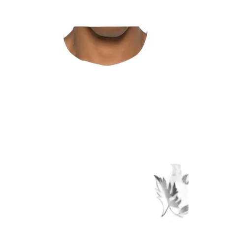 Beaded Leaf-Pocket T-Shirt