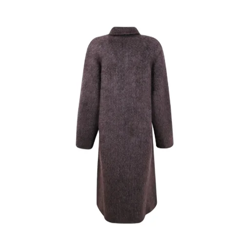 Double-Breasted Fur Coat
