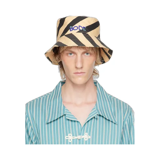 Domino Stripe Bucket Hat