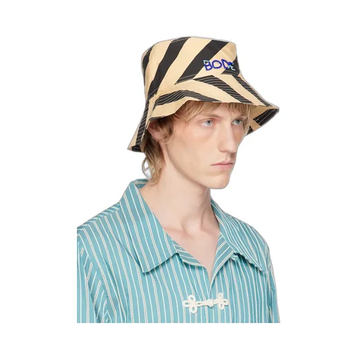 Domino Stripe Bucket Hat