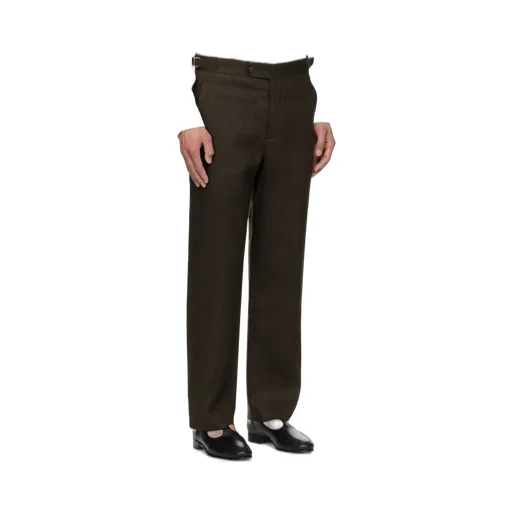 Side-Buckle Trousers