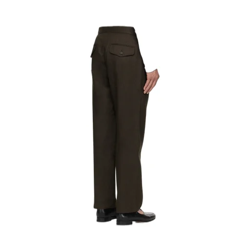Side-Buckle Trousers