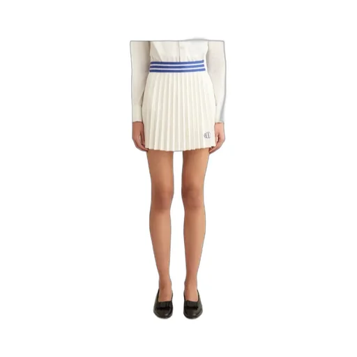 Pleated Tennis-Inspired Skirt