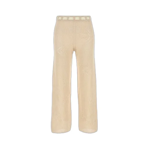 Crochet Wide-Leg Pants