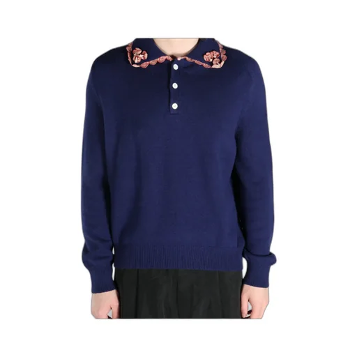 Long Sleeve Polo Sweater