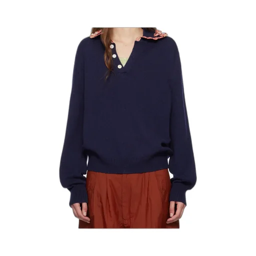 Long Sleeve Polo Sweater