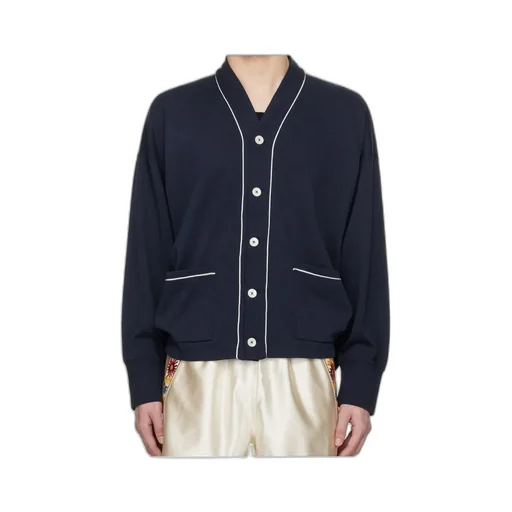Uniform Buttoned Cardigan