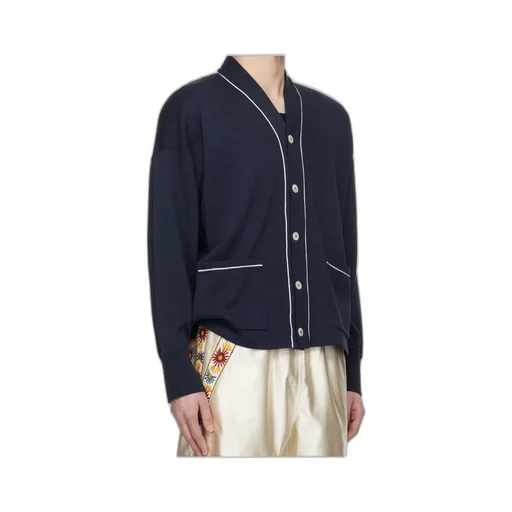 Uniform Buttoned Cardigan