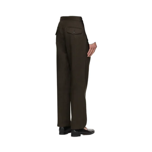 Side-Buckle Trousers