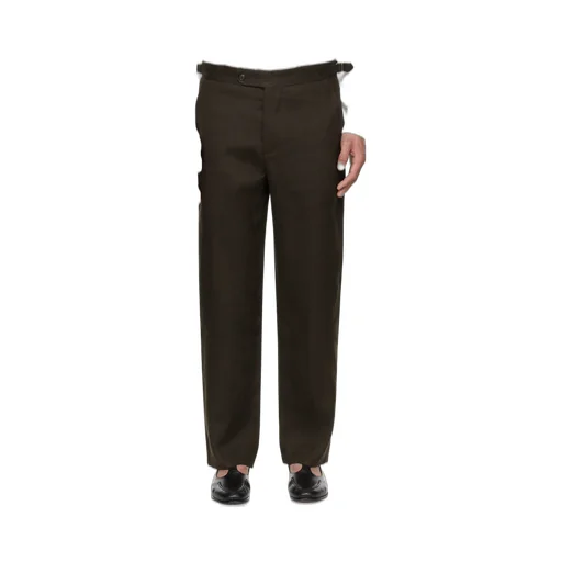 Side-Buckle Trousers