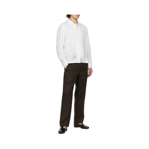 Embroidered Long Sleeve Shirt