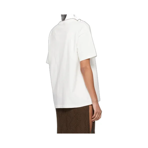 Flower Logo-Embroidery T-Shirt