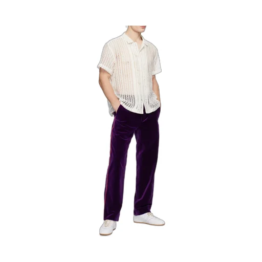 Straight-Leg Casual Pants