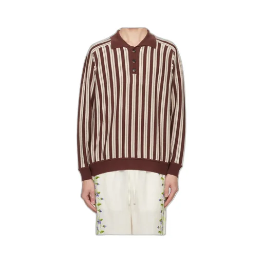 Striped Polo Jumper