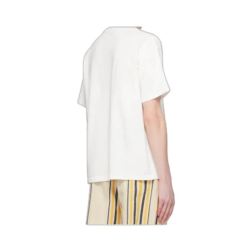 Flower Logo-Embroidery T-Shirt