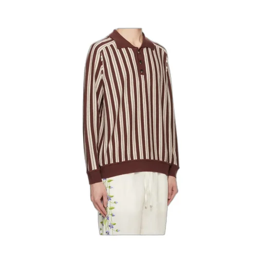 Striped Polo Jumper