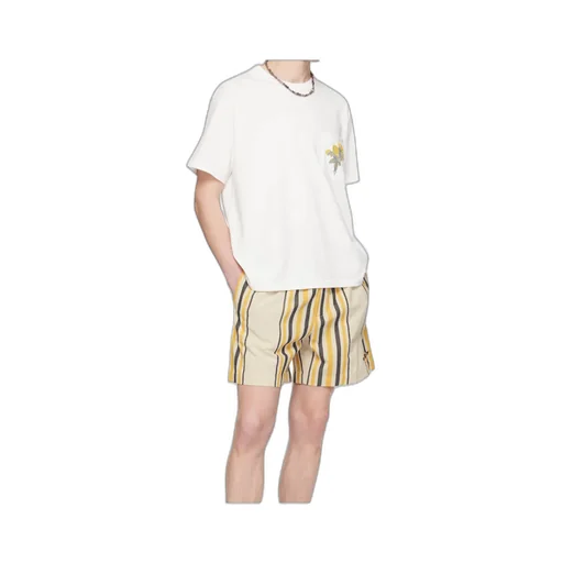 Flower Logo-Embroidery T-Shirt