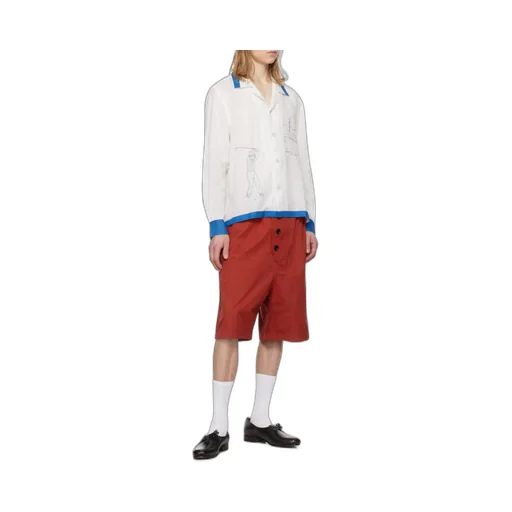 Embroidered Linen Shirt