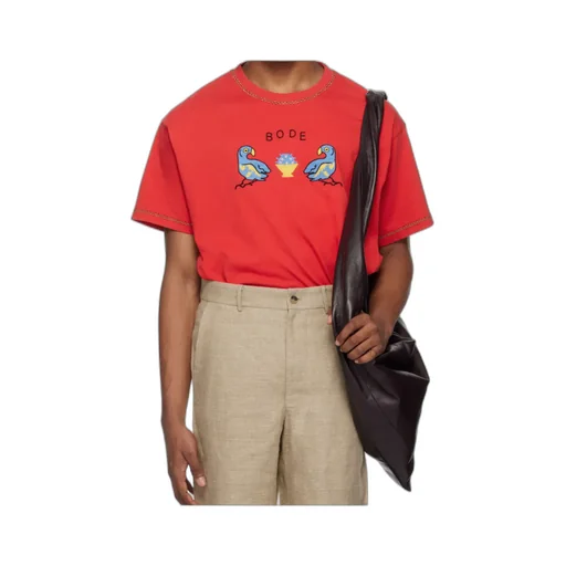 Embroidered Organic-Cotton T-Shirt