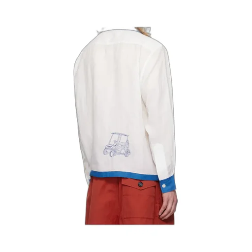 Embroidered Linen Shirt